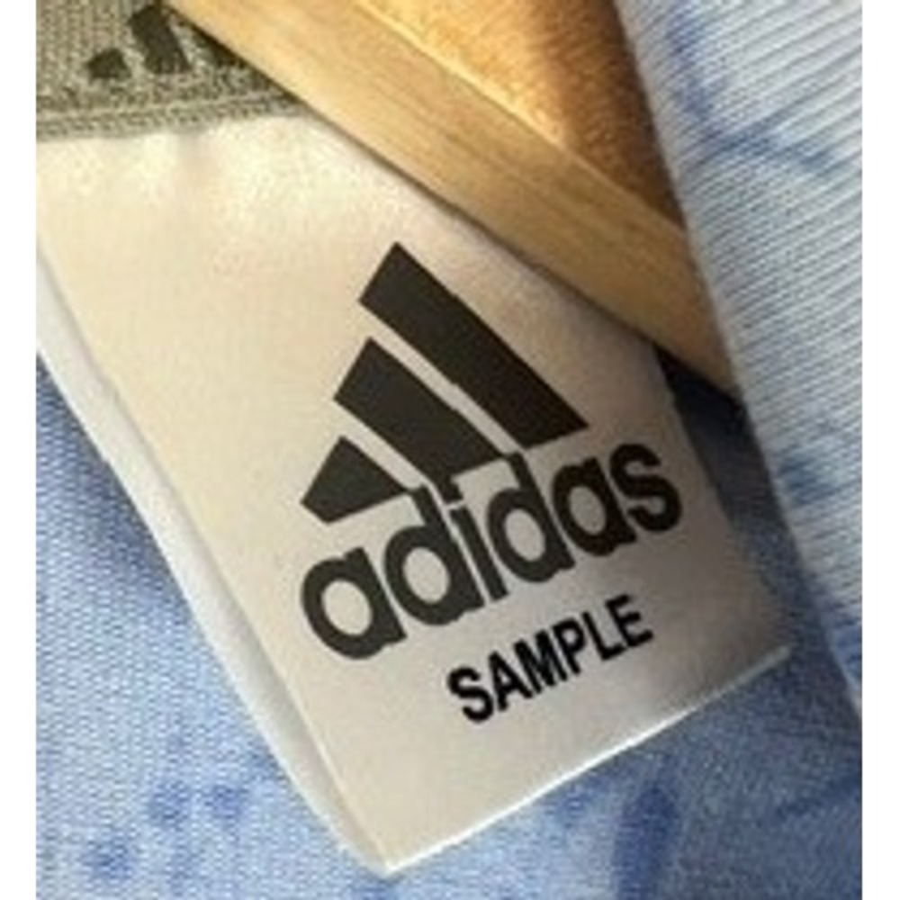 Adidas Women's Go-To Printed Golf Polo Shirt Dawn Blue/Lav S RARE FACTORY SAMPLE - Picture 5 of 11